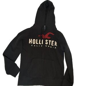 Hollister Black Hoodie Jacket